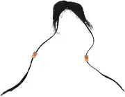 Halloween Pirate Mustache Stylish Fake Beard for Men's Costumes Pirate Themed Parties Black