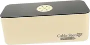 Cord Storage Organizer Box Durable Cable Management Box for Power Cords Chargers Keeps Cables Tidy Accessible