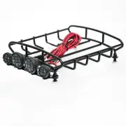 Metal Roof Luggage Rack with LED for Tamiya SAND SCORCHER Beetle Crawler Car