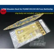 1/700 Scale Wooden Deck for FUJIMI 431154 IJN Fuso Battleship Model TMW00116