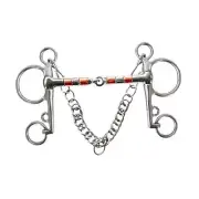 Horse Bit Horse Snaffle Sturdy Training Horse Bit H Shape Horse Mouth Bit with