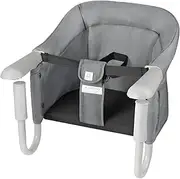 PandaEar Hook On High Chair| Portable Baby Clip On High Chair to Table Table High Chair Baby Eating Chair Booster Seat for Dining, Grey