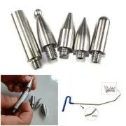 5Pcs Auto Puller Push Rod Car Replace Head Adapter Dent Removal Repair Stainless
