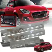 Scuff Plate Door Step Sill Chrome For Suzuki Swift Hatchback 2018 19 2020 (for: Suzuki)