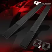 PAIR BLACK 5" FLAT RUNNING BOARDS STEP BAR FOR 2007-2017 TUNDRA STANDARD CAB