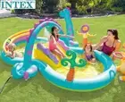 Intex Dinoland Inflatable Play Centre Swimming Pool Splash Kids Backyard Slide