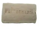 1 BAR PEPPERMINT RAW GOAT MILK SOAP VEGETABLE DYE FREE CHEAP HAPPY GOAT CREAMERY