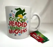 BUDDY THE ELF “I’M A COTTON HEADED NINNY MUGGINS” COFFE MUG 20 Oz. NWT