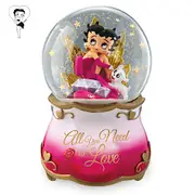 Betty Boop Diamond Bombshell Glitter Globe