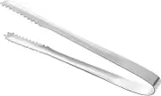 Ice Tongs, Stainless Steel, Mini Sugar Cubes, Small Tongs with Teeth for Ice Buckets, Coffee Bar, Dessert, Starter, Serving Food