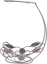 Wrought Iron Wine Rack Goblet Storage 1pc Sturdy Rack Rustic Decorative Wine Holder