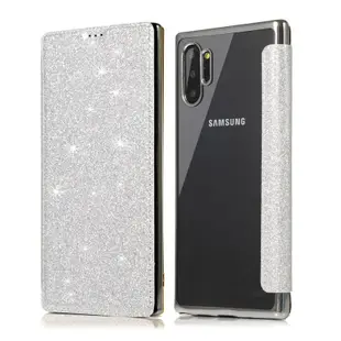 Samsung S10+ S10 S10e S9+ S9 S8+ S8 S7 edge 保護套亮片無磁側翻蓋手機套皮套