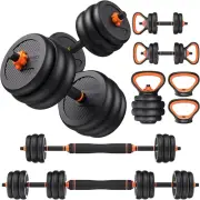 Li Fitness Adjustable Dumbbells, Free Weight Set with Connector, 4 in1 Dumbbe...