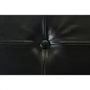 Simplify Faux Leather Folding Storage Ottoman Cube in Black