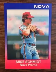 1988 Star Company MIKE SCHMIDT Limited Edition NOVA Promo Card only100 printed