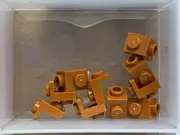 LEGO Parts - Dark Orange Bracket 1 x 1 - 1 x 1 - No 36841 - QTY 10