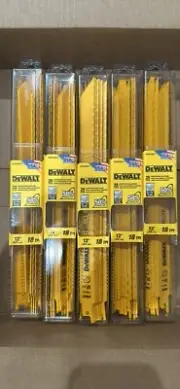 125 Quantity DeWALT 12" 18 TPI Reciprocating Saw Blades