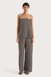 Dalene Pant Espresso Geo
