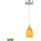 ELK Lighting LCA201-8-15 Buro Mini Pendant Chrome with Yellow