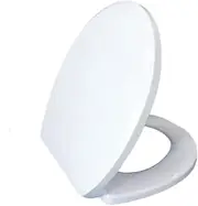 White Soft Close Toilet Seat Quick Release Easy Clean Standard O Shape Toilet Seat Cover Bidet Toilet Seat Raised Toilet Seat Home Bathroom Accessory