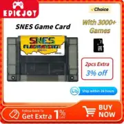 "Super SNES 3000-in-1 Game Card with 8GB TF Card for Nintendo SNES Console"