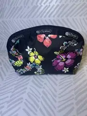 LeSportSac Hawaii Exclusive Dome Cosmetic Bag Pouch Olina 8170 K530 NWT floral
