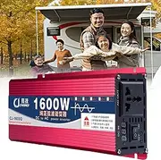 Car Inverter,5000w 12v/24v-220v,Intelligent Temperature Control Fan Cooling,Buzzer Reminding Device,Refrigerator,Air Conditioner,Freezer,Washing Machine,Microwave Oven,12V-220V-1600W