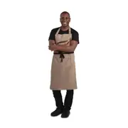 Whites Bib Apron Polycotton Tan