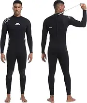 XUKER Women Men Wetsuit 3mm, Neoprene Wet Suits Back Zip in Cold Water Full Body Dive Suit for Diving Snorkeling Surfing Swimming Canoeing