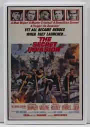 The Secret Invasion Movie Poster 2" x 3" Fridge Magnet. Roger Corman Classic!