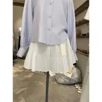 在飛比找ETMall東森購物網優惠-東大門韓國春夏荷葉邊百褶半身裙