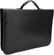 TTETTZ Hair Cutting Shears Case Organizer Scissor Holder Portable PU Leather Hair Styling Cutting Shears Case for Traveling Barbers