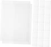 MINAOLULUS Versatile Protective Book Covers 20pcs Plastic Sleeves for Books Papers Documents Cards Plastic View