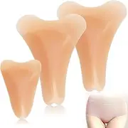 RUIYUANCAA 3 pack camel toe concealer for women, anti camel toe insert, Camel toe guard,Reusable invisible self-adhesive silicone camel toe pads for women,Camel toe cover for leggings swimsuits all