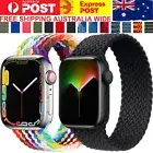 Braided Solo Loop Apple Watch Iwatch Band Series 8 7 6 5 38 40 41 42 44 45 49 mm