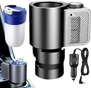 Smart Car Cup Cooler and Warmer - Auto Car Cooling and Heating Cup Holder | 12V 36W Holder with Safe Protection, 2-in-1 Small Holder for Water Milk Coffee Beverage