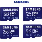 Micro SD Card 128G 256G 512G Samsung PRO Plus SDXC Class 10 Camera Memory U3 V30