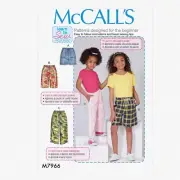 Stitch & Style: Girls' Shorts & Pants Patterns, Sizes 3-6, White