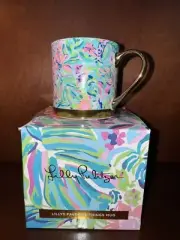 NEW IN BOX Lilly Pulitzer Ceramic Coffee Mug Tea Cup Lilly's Favorite Things NIB