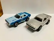 JL AW ROADRUNNER & CHARGER NEW AW Chassis for AFX AURORA TYCO HO MINT!