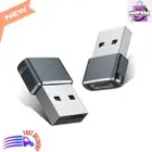 USB-A to USB-C Adapter 2-Pack for iPhone 16, Apple Watch, AirPods, iPad, Samsung