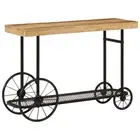 Console Table Hallway Table Accent Side Table Solid Wood Mango and Iron vidaXL