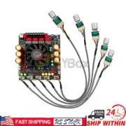 ZK-APTX3 2x300W+600W TPA3255 Bluetooth Power Amplifier Board 2.1CH Audio Module.