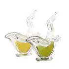 Transparent Mini Juicer Kitchen Tools Press Orange Juicing Tool Anti-Corrosion