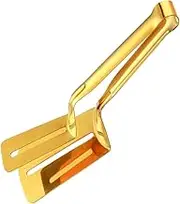 Double Spatula,Stainless Steel Double Sided Spatula - Fried Fish Clamp, Fish Turner, Kitchen Food Spatula, Ergonomic Handle for Fried Steak, Hamburger Meat