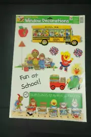 Static Cling Window Decoration Back to School