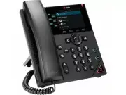 HP Poly VVX 350 IP Phone Corded Desktop Wall Mountable Black TAA Compliant VoIP