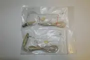 2 PCS Beige Single Earhook Headset Microphones for Shure Wireless TA4F 4pin XLR
