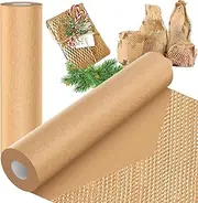 Honeycomb Packing Paper, Sustainable Alternative to bubble wrap for Moving/shipping/Wrapping, Eco Protective Packaging Material for Gift Wrap, Recyclable Moving Supplies 12" x 393"/ 30cm x 10m