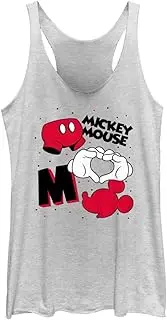 [Disney] Classic Mickey Jumble Women's Racerback Tank Top